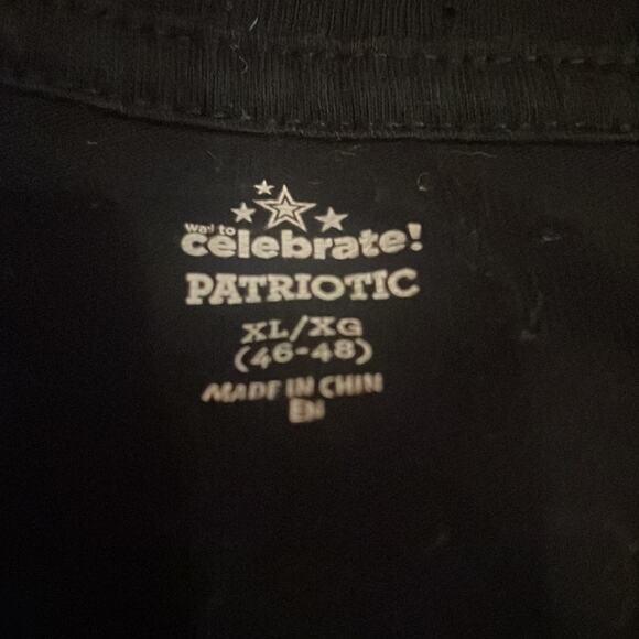 Celebrate patriotic American freedom open road motorcycle t shirt size XL - Picture 3 of 4